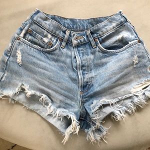 Agolde Parker cut offs